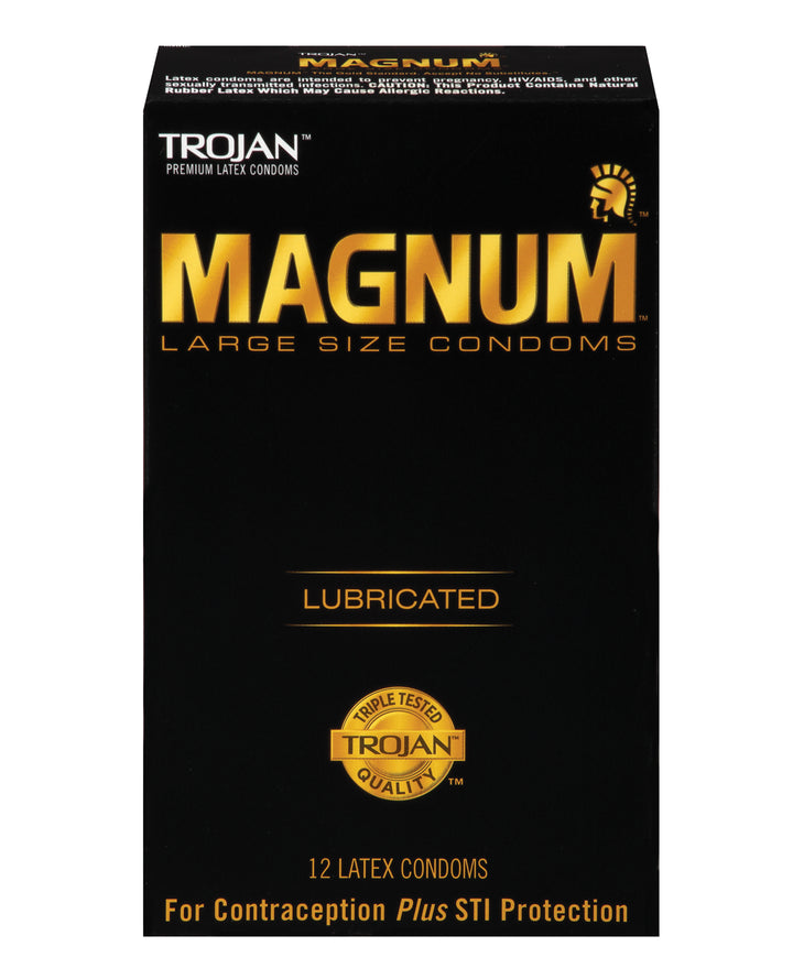 Trojan Magnum Condoms - Box of 12