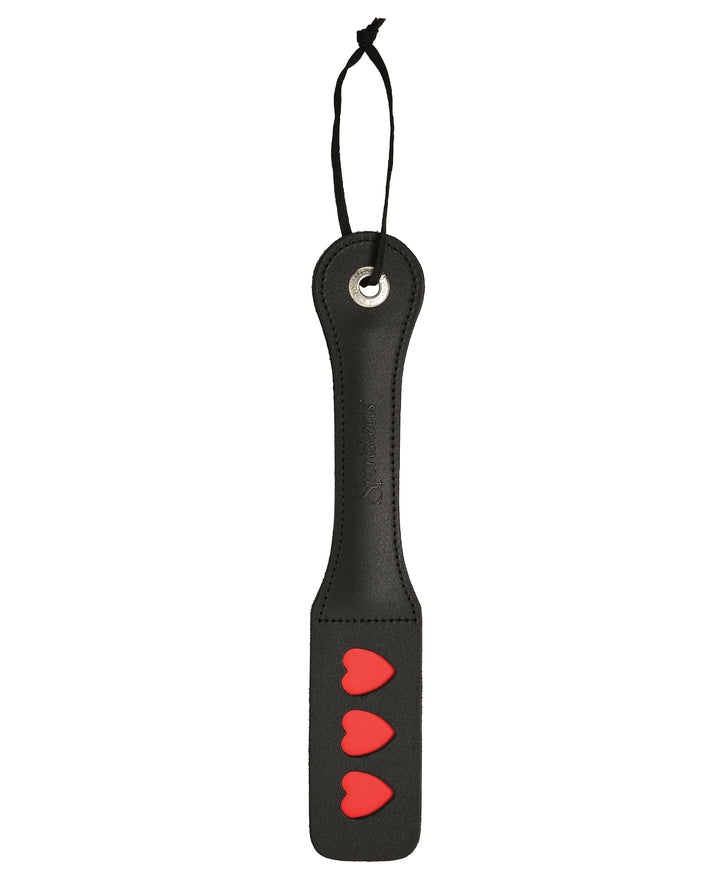 Sportsheets 12" Leather Heart Impression Paddle