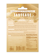 Pastease Tastease TEdible Pasties & Pecker Wraps - Sweet Cream O/S