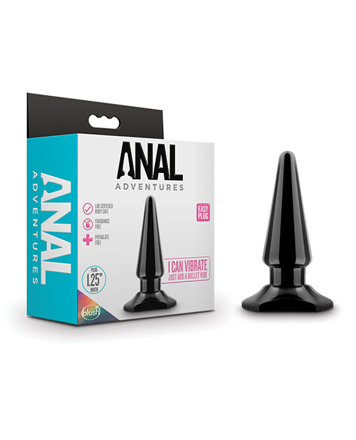 Blush Anal Adventures Easy Plug - Black