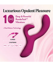 Blush Quinn Rabbit Vibrator - Burgundy