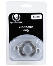 Spartacus Elastomer Cock Ring - Clear