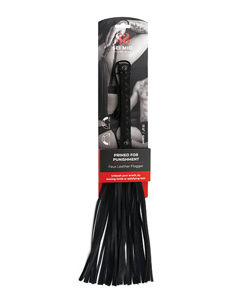 Sei Mio Primed for Punishment Flogger - Black