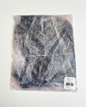 Embroidered Stretch Faux Leather and Mesh Chemise - Black 1X