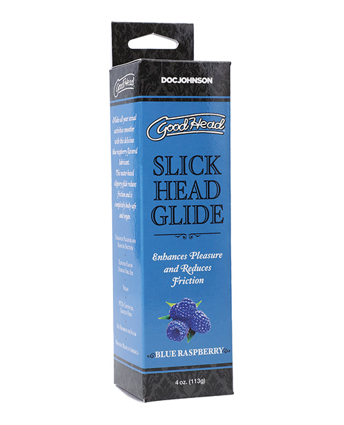 GoodHead Slick Head Glide Boxed - 4 oz Blue Raspberry