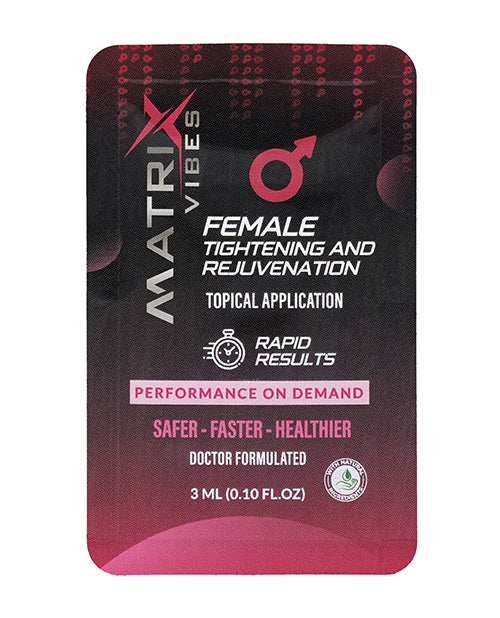 Matrix Vibes Female Enhancement Instant Arousal Serum - Display of 24, .10 oz Per Pack