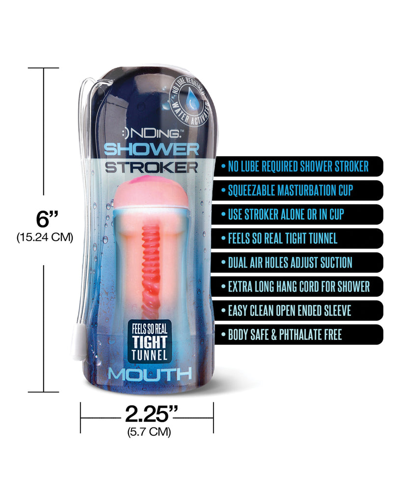 Shower Stroker Mouth - Ivory