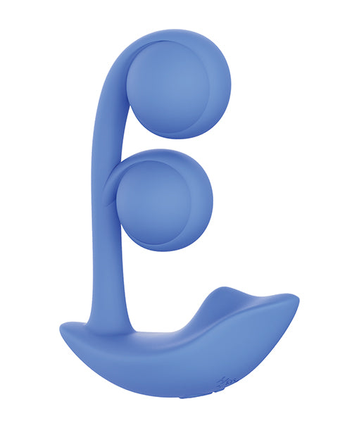 Melody Twin Balls Clit & G-Spot Vibrator - Blue