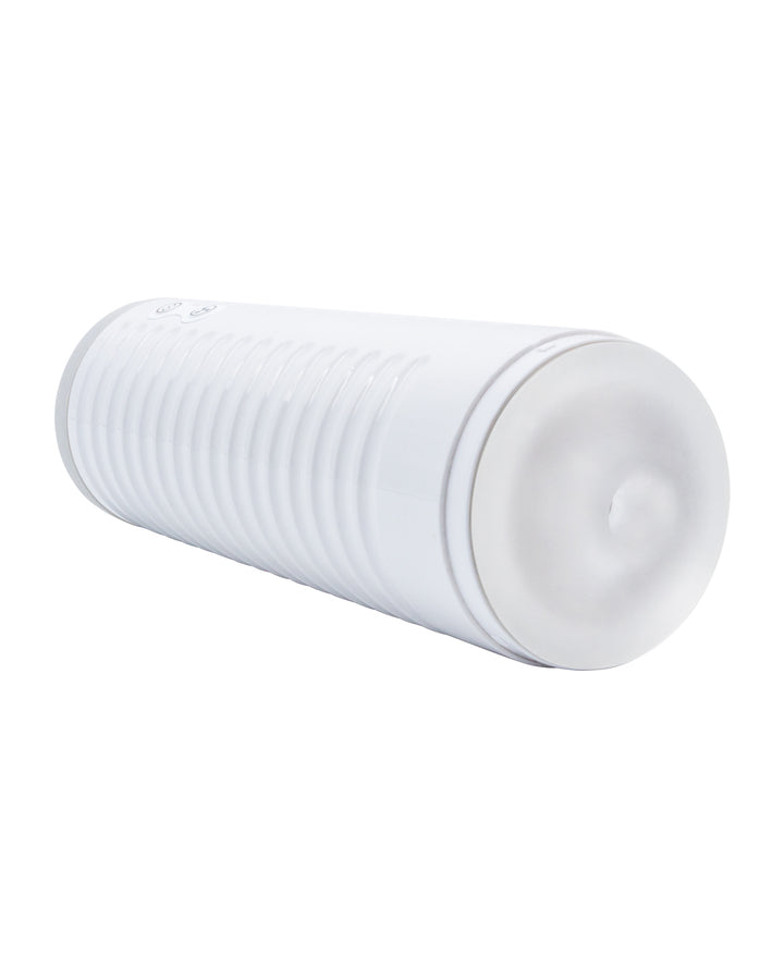 Lovense Max 2 Rechargeable Male Masturbator w/White Case - Clear Sleeve