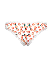 Sweet Treats Crotchless Boy Short w/Wicked Sensual Care Peach Lube - White QN