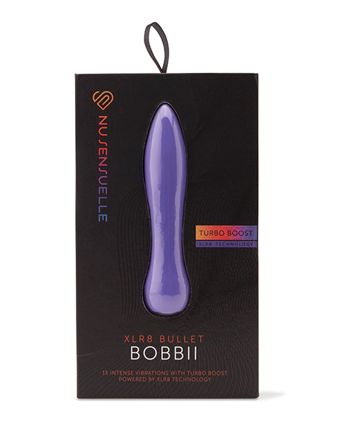 Nu Sensuelle Bobbii Flexible Vibe XLR8 Turbo Boost - Ultra Violet
