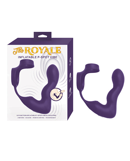 The Royale Inflatable P-Spot Vibe - Purple