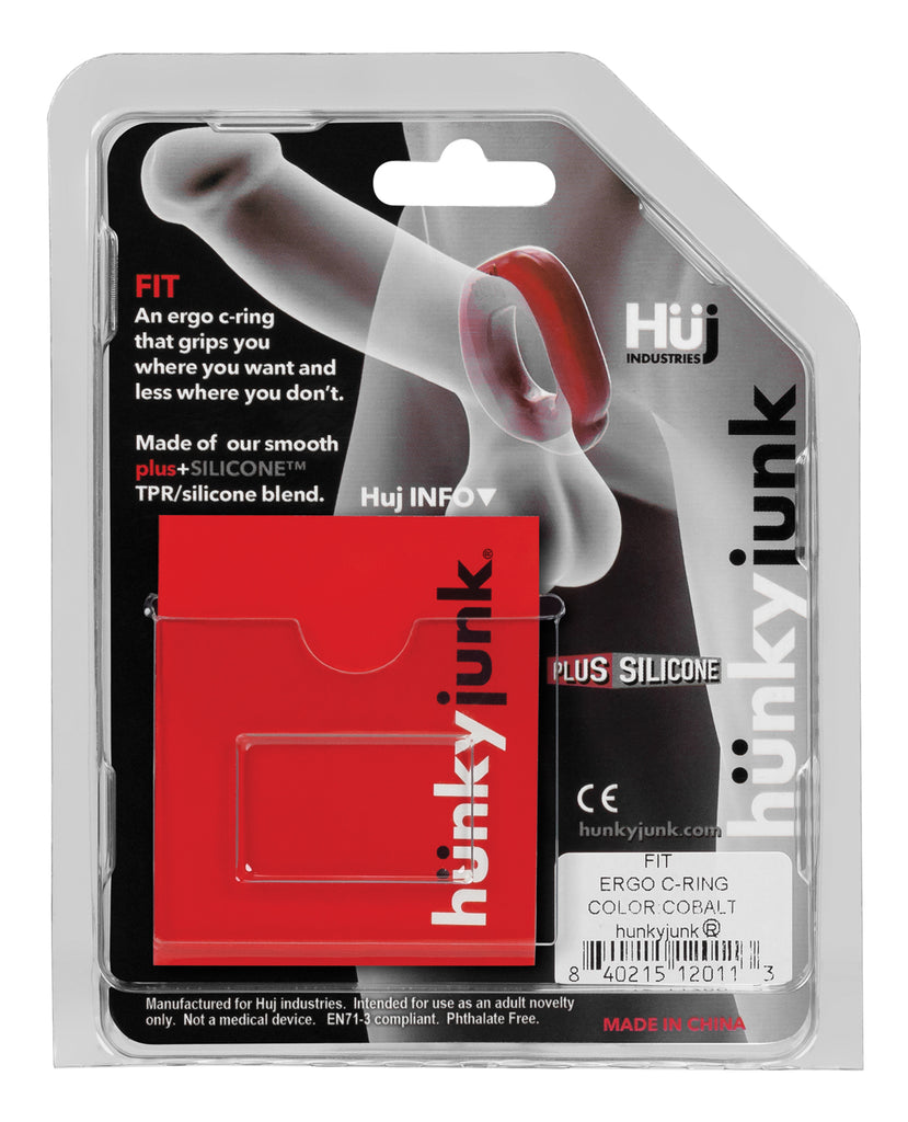 Hunky Junk Fit Ergo C-Ring - Cobalt