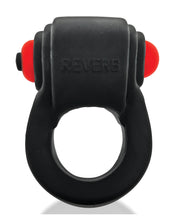 Hunky Junk Revring Cock Ring w/Vibe - Tar w/Red Vibe