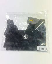 Playboy Bunny Charm Mesh Bralette w/Thong 2 pc Set - Black MD