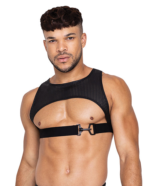 Master Harness w/Hook & Ring Closure Black SM