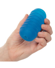 Pop Sock! Ribbed Masturbator - Blue
