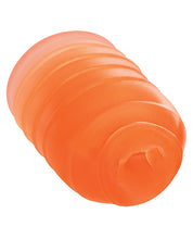 Pop Sock! Ribbed Masturbator - Orange