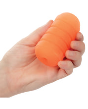 Pop Sock! Ribbed Masturbator - Orange