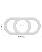 Alpha Liquid Silicone Commander Cock Ring - Natural