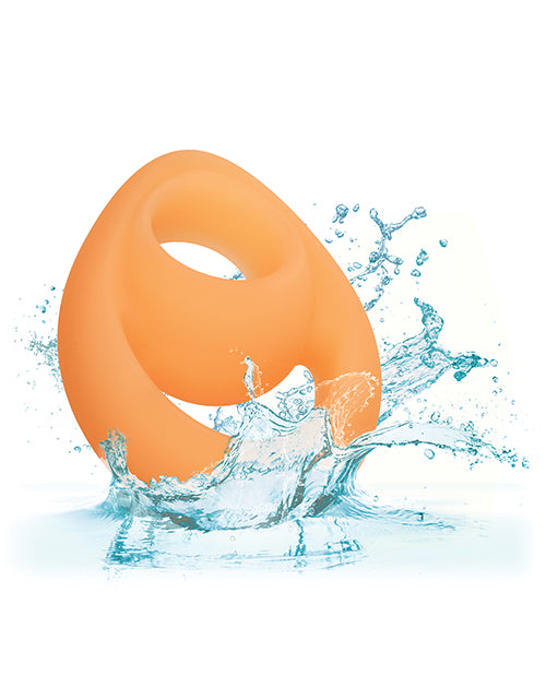 Alpha Liquid Silicone Glow in the Dark Teardrop Cock Ring