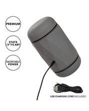 Milk Master Vibro Squeeze Pussy Stroker - Black