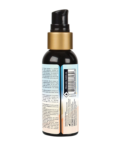 Sensuva Natural Water Based Personal Lubricant - 2 oz Peach