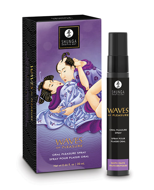 Shunga Waves of Pleasure Oral Pleasure Spray - .66 oz Exotic Fruits