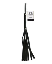 Sex & Mischief Faux Leather Flogger - Black