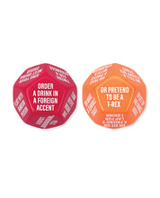 Wood Rocket Girls Night Out Do or Dare Dice Game - Red