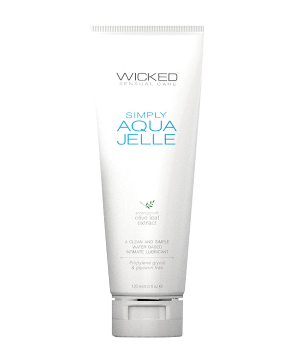Wicked Sensual Care Simply Aqua Jelle Waterbased Lubricant - 4 oz