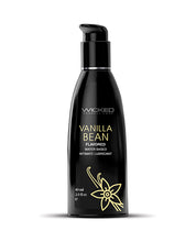 Wicked Sensual Care Aqua Waterbased Lubricant - 2 oz Vanilla Bean
