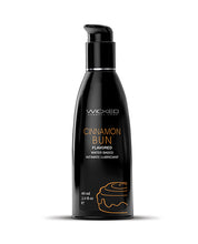 Wicked Sensual Care Aqua Waterbased Lubricant - 2 oz Cinnamon Bun