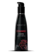 Wicked Sensual Care Aqua Water Based Lubricant - 4 oz Strawberry