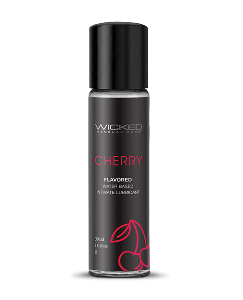 Wicked Sensual Care Aqua Water Based Lubricant - 1 oz Cherry