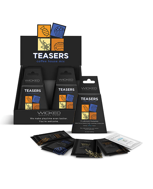 Wicked Sensual Care Teasers Coffee House Mix - Display of 12