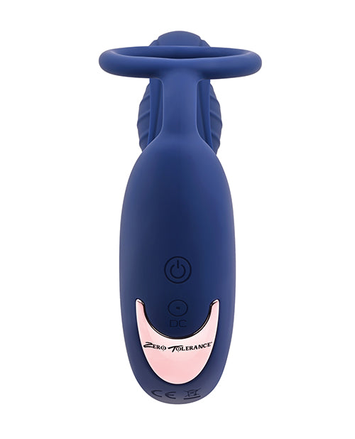 Zero Tolerance Extra Mile C Ring Vibrator - Blue