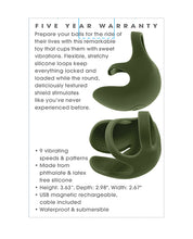 Zero Tolerance Nutty Buddy Cock & Ball Vibrator - Green