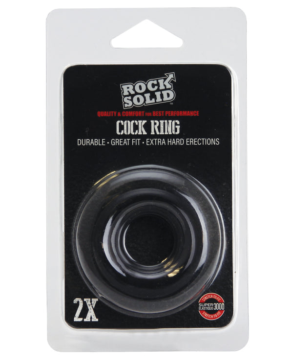 Rock Solid 2' Black Donut Ring