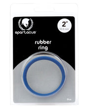 Spartacus 2' Rubber Cock Ring - Blue