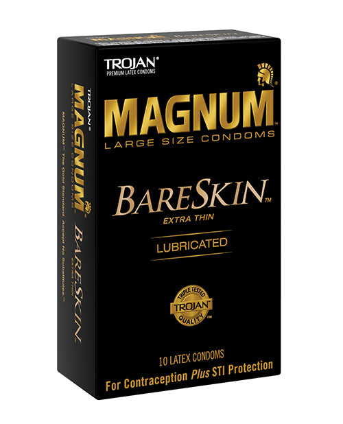 Trojan Magnum Bareskin Condoms - Box of 10