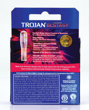 Trojan Double Ecstasy Condoms - Box of 3