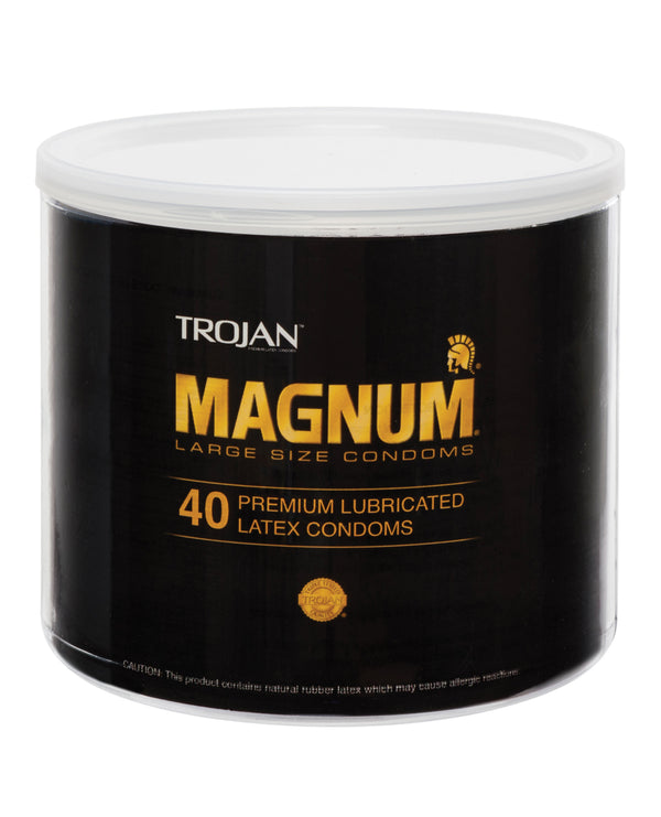 Trojan Magnum Condoms - Bowl of 40