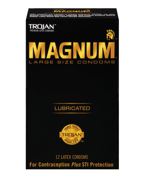 Trojan Magnum Condoms - Box of 12