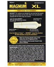 Trojan Magnum XL Lubricated Condoms - Box of 12