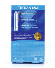 Trojan Enz Lubricated Condoms - Box of 12
