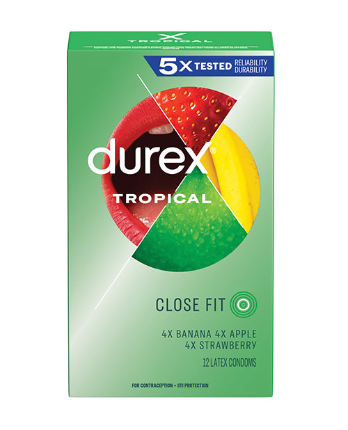 Durex Tropical Color & Scents Condoms - Box of 12