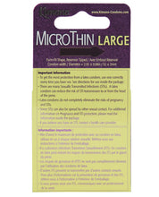 Kimono Micro Thin Large Condoms - Box of 3