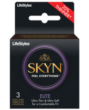 Lifestyles SKYN Elite Ultra Thin Condoms -  Pack of 3