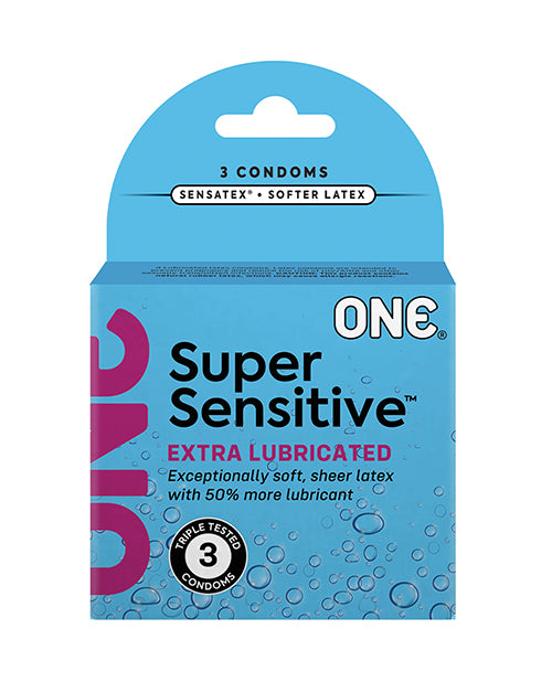 One Super Sensitive Condoms - Box of 3